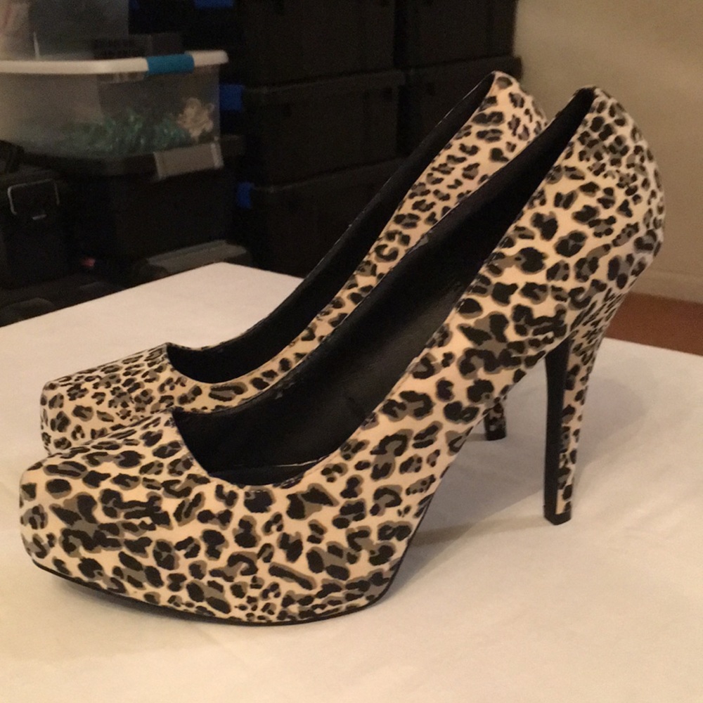 Torrid Leopard Print Platform Pumps